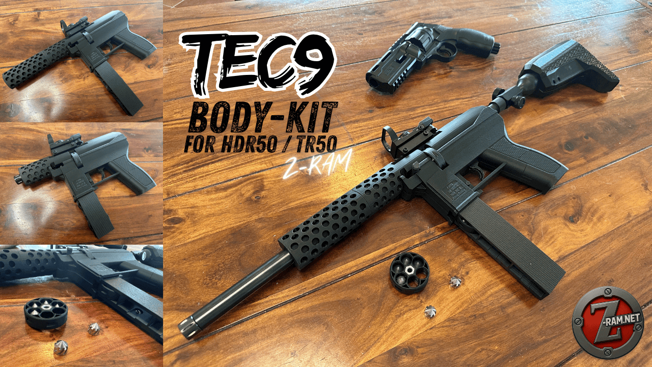 Z-RAM Barrel Cover Tec9 Style – Modular Extension Cover for Cal .50 Tuning Barrels (with Picatinny Rail) – Z-RAM Barrel Cover Tec9 Style – Modular Extension Cover for Cal .50 Tuning Barrels (with Picatinny Rail) 📦 Shipping Notice:This item is prepared es