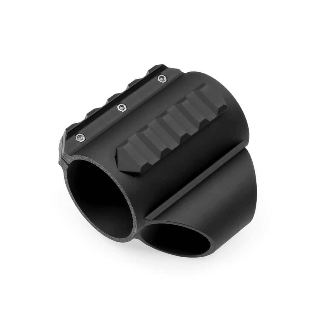 BOTTLE CLAMP | AEA HP MAX 1 | HP MAX 2 | 3x Picatinny – BOTTLE CLAMP | 3x Picatinny | AEA HP MAX 1 & 2 More Mounts – More Options This 3-slot Bottle Clamp was designed for AEA HP MAX 1 and HP MAX 2 users who want to maximize their tactical setup. Whether
