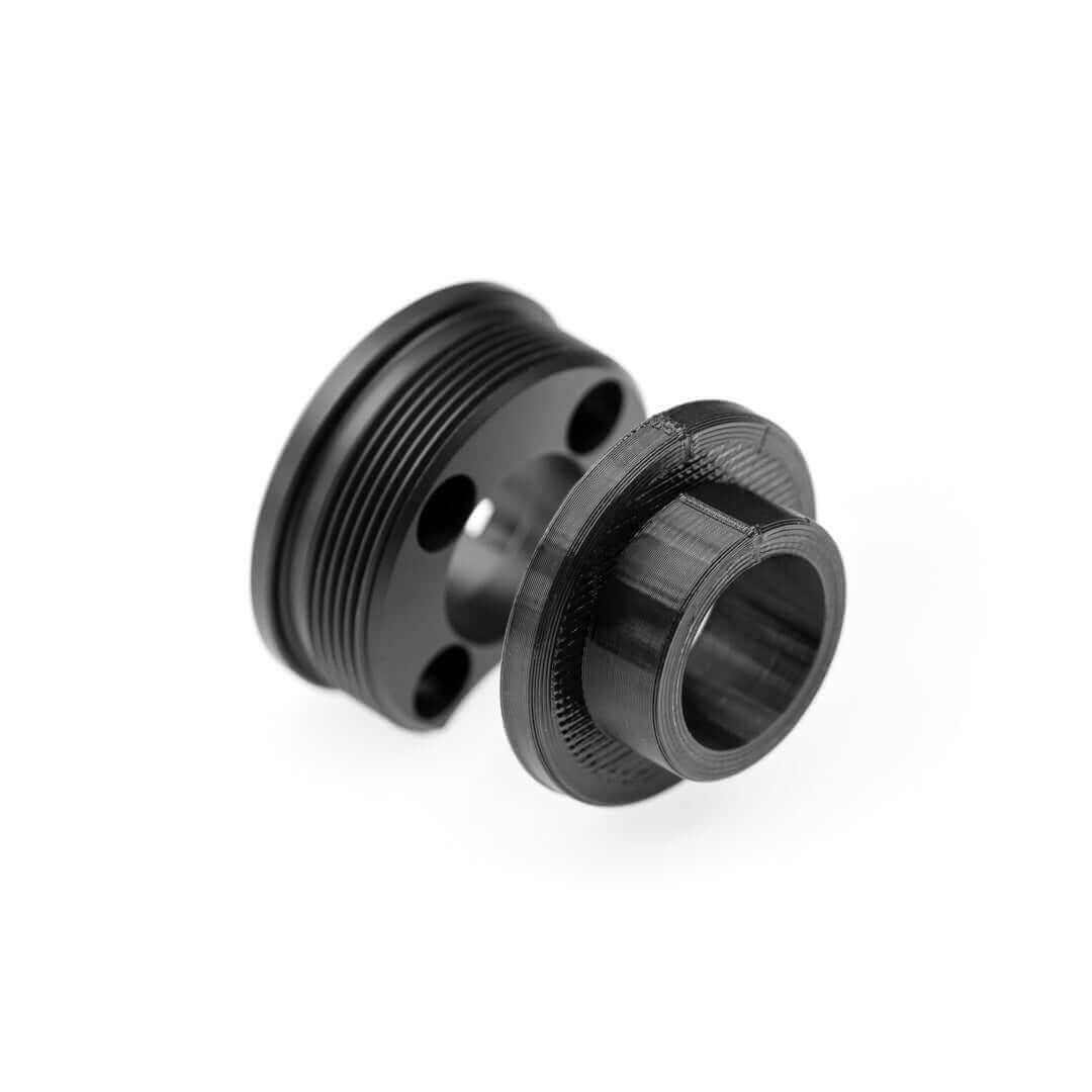 BARREL NUT | Barrel nut | 9mm | quick conversion & maintenance | AEA HP MAX – BARREL NUT | 9mm | Quick Conversion & Maintenance | AEA HP MAX Smarter Build – Faster Tuning This BARREL NUT is designed for the AEA HP MAX and makes maintenance, barrel swaps,