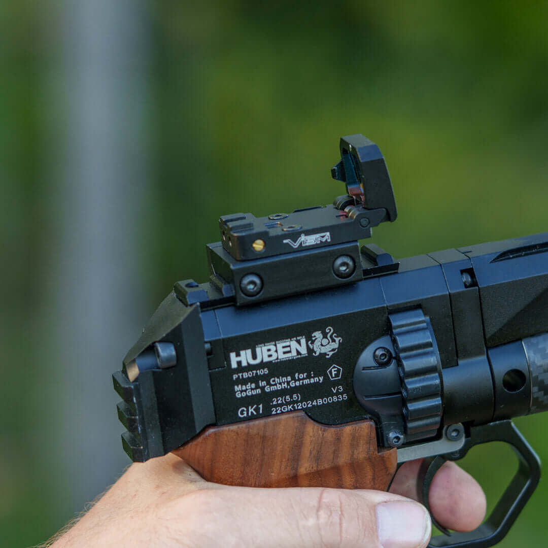 Picatinny rail | CNC aluminum | black anodized | Huben GK1 – Picatinny Rail | CNC Aluminum | Black Anodized | Huben GK1 Compact. Functional. Perfect fit for the GK1 This high-quality Picatinny rail lets you mount a red dot, sight, or accessory directly on