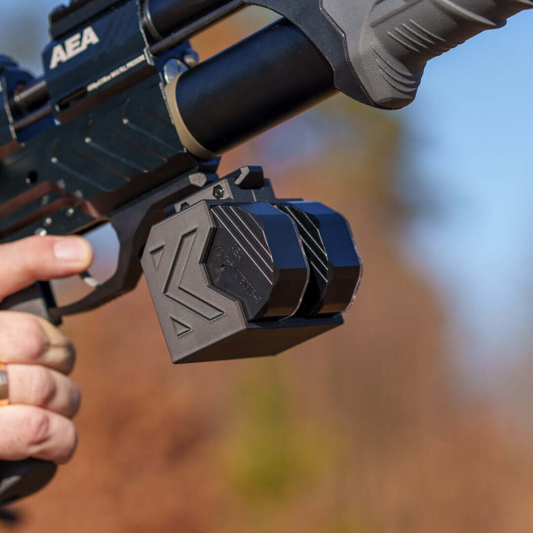 MAG HOLDER | DOUBLE | AEA MEGALODON | Next-level design – MAG HOLDER | DOUBLE | AEA Megalodon Dual Magazine Mount – Tactical, Secure, Ready to Reload This double mag holder is the perfect storage solution for your AEA Megalodon – combining fast access, ro