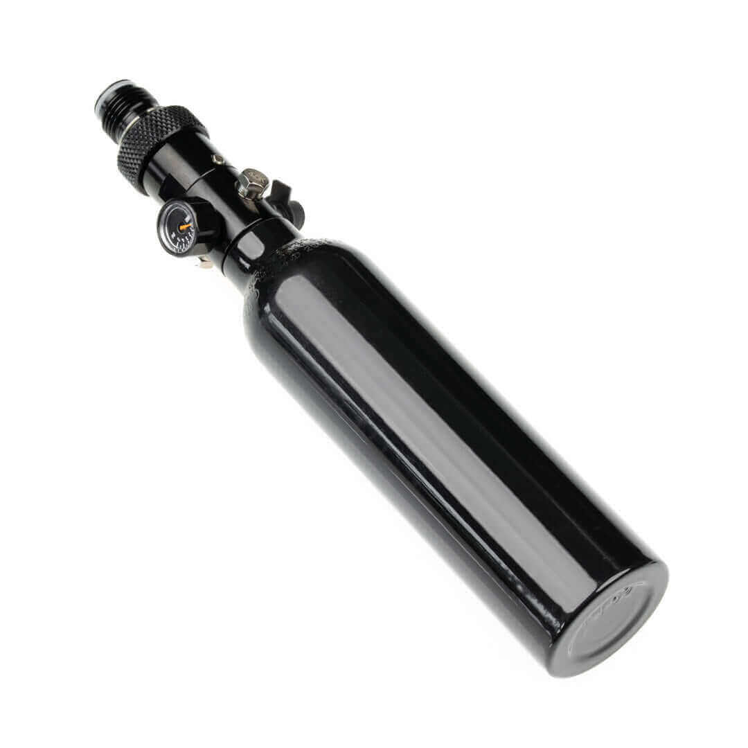 0.2 LITER bottle incl 1100 PSI On/Off Slide Valve Air Tank Regulator 3000 PSI Umarex T4E FSC Valken Pistelle X-68- Option 1100 PSI output + 0.2 L bottle – 0.2 LITER bottle incl. 1100 PSI On/Off Slide Valve Air Tank Regulator 3000 PSI Umarex T4E FSC Valken