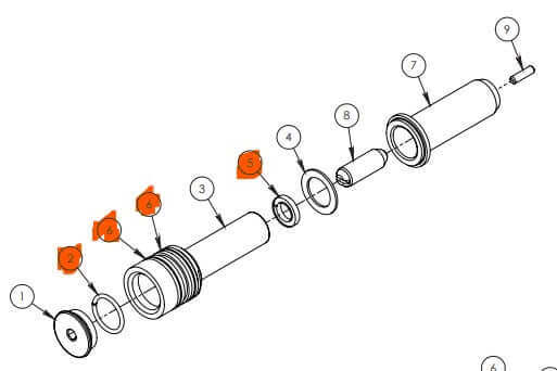 FSC/TCP T8.1 T9.1 Chamber O-Ring Replacement KIT – FSC/TCP Chamber O-Ring Replacement KIT Keep your pressure tight. Keep your marker running. This premium O-ring kit is designed specifically for Tiberius First Strike FSC, T8.1, T9.1, and Pepperball TCP ma