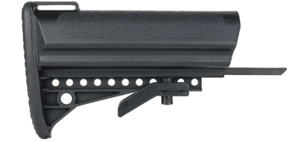 First Strike Floating Butt Stock 5cm diameter – First Strike Floating Butt Stock – For 2" HPA Bottles (Ø 5 cm) No more wobbling, taping, or getting caught on rails – the First Strike Floating Air Stock revolutionizes your air-on-stock setup. Developed in