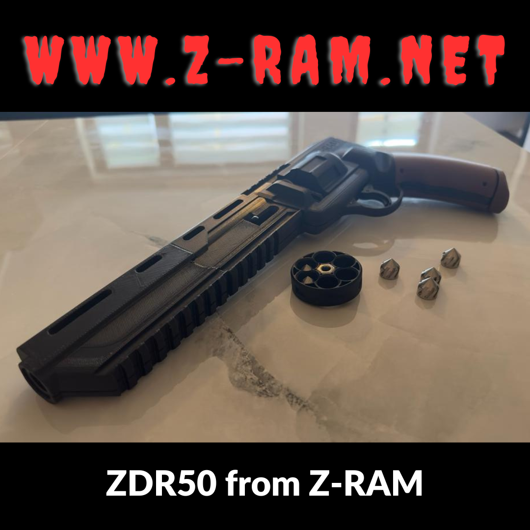 ZDR50 Barrel Cover Black for tuning barrel for HDR.50 TR50 - Z-RAM Shop