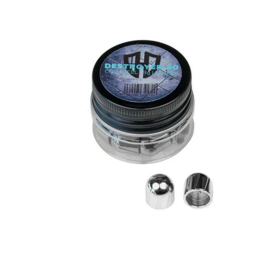 12x DESTROYER.50 | CNC steel chrome-plated | 8g | 12.4mm | for HDR50 TR50 - Z-RAM Shop