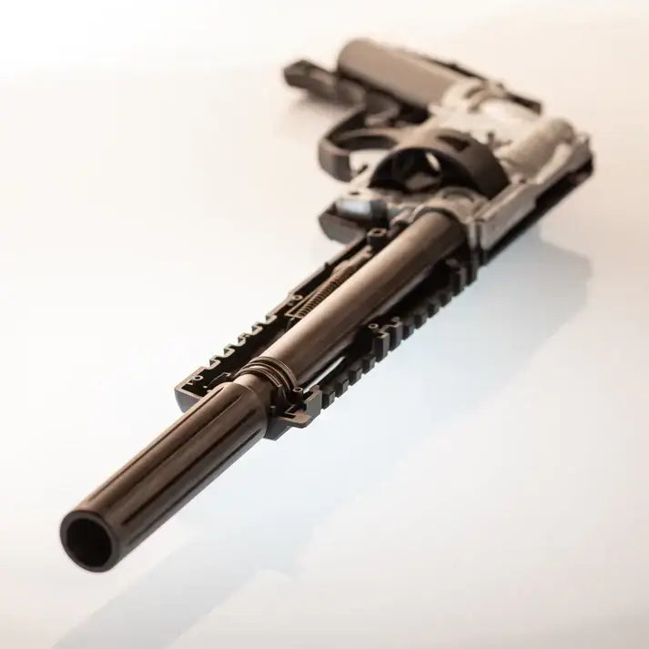 Tuning Barrel for Umarex T4e HDR68 TR68 STEEL with Extension (with thread) | 40j+ – Z-RAM Tuning Barrel with Extension for HDR68 TR68 | Steel | 40J+ Ready ✔️ Hardcore upgrade for your Umarex HDR68 / TR68🔧 Steel barrel with anti-twist, thread & modular ex