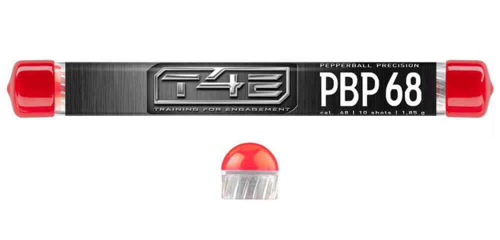 Umarex T4E PBP 68 Pepperballs Precision cal. 68 - 10 pcs.pie) – Umarex T4E PBP 68 Pepperballs Precision – cal. 68 – 10 pcs 💥 Precision irritant projectiles for home defense🎯 Hemispherical shape & sabot for stable trajectory🌶️ Filled with powerful peppe