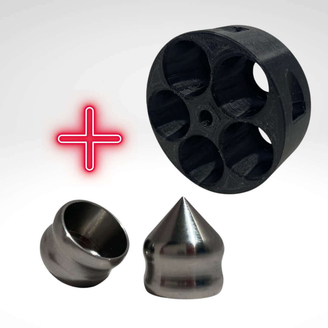 Z-RAM Z-DRUM & 6x Z.68s 9.5g Steel Bullets cal 0.68 for Umarex T4E TR68 HDR68 BLACK – Z-RAM Z-DRUM + 6x Z.68s 9.5g Steel Projectiles – Ready-to-go HDR68 Combo Looking for the ultimate high-performance upgrade for your Umarex HDR68 or TR68? This combo give