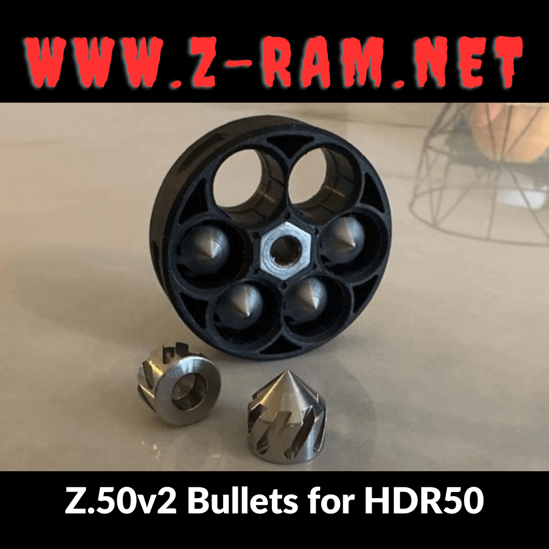 Z-RAM ZDR50 Black Upgrade Package for HDR50 TR50 (35 Jo. 12g CO2) – Z-RAM ZDR50 Black Upgrade Package for Umarex HDR50 TR50 (35 Jo. 12g CO2) For Umarex HDR50 / TR50 – Up to 35 Joules with Z-Extension Looking to get serious power from your HDR50 / TR50 – w