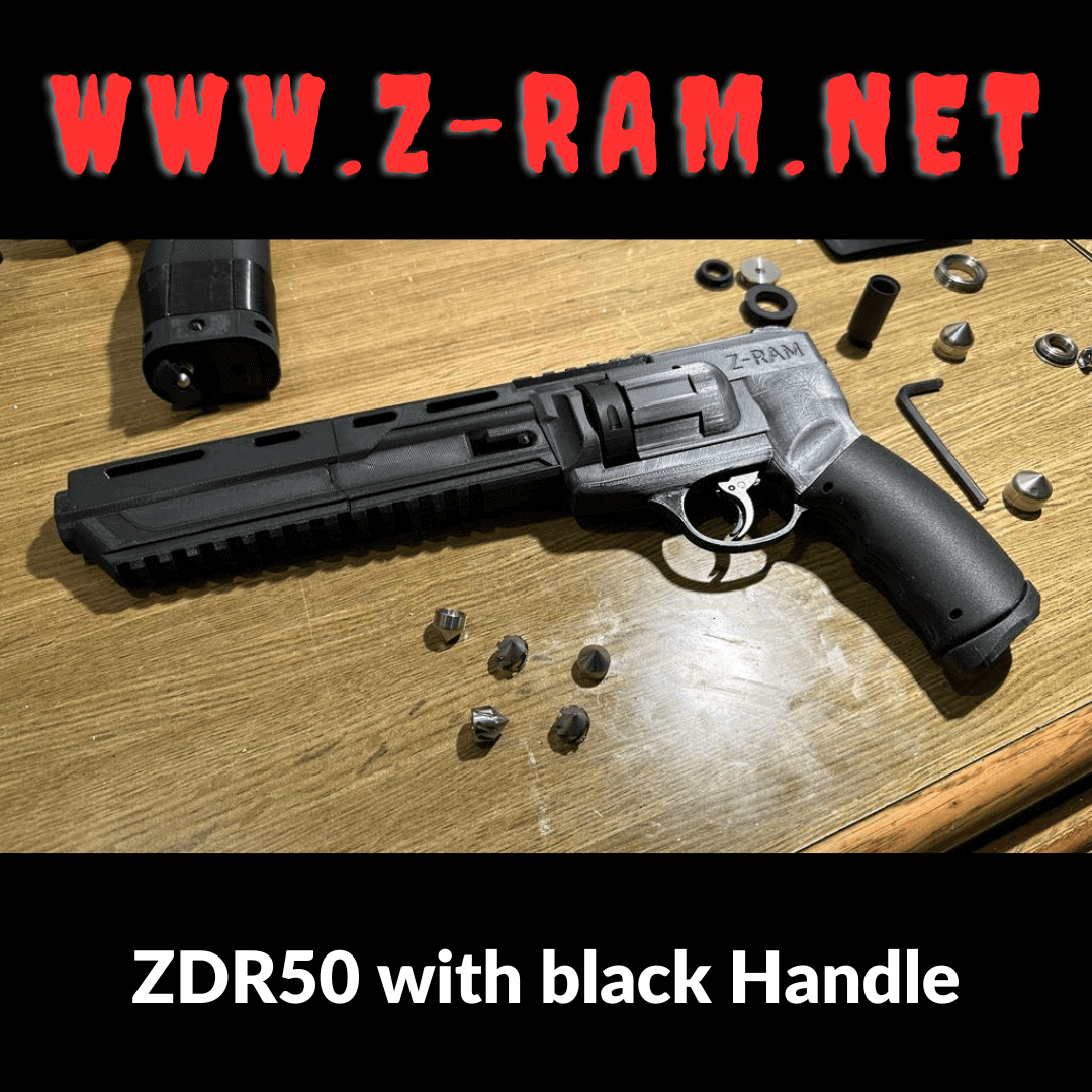 Z-RAM ZDR50 Silver Upgrade Package for HDR50 TR50(35 Jo. 12g CO2) – Z-RAM ZDR50 Silver Upgrade Package for Umarex HDR50 TR50 (35 Jo. 12g CO2) For Umarex HDR50 / TR50 – Up to 35 Joules with Z-Extension Looking to get serious power from your HDR50 / TR50 –