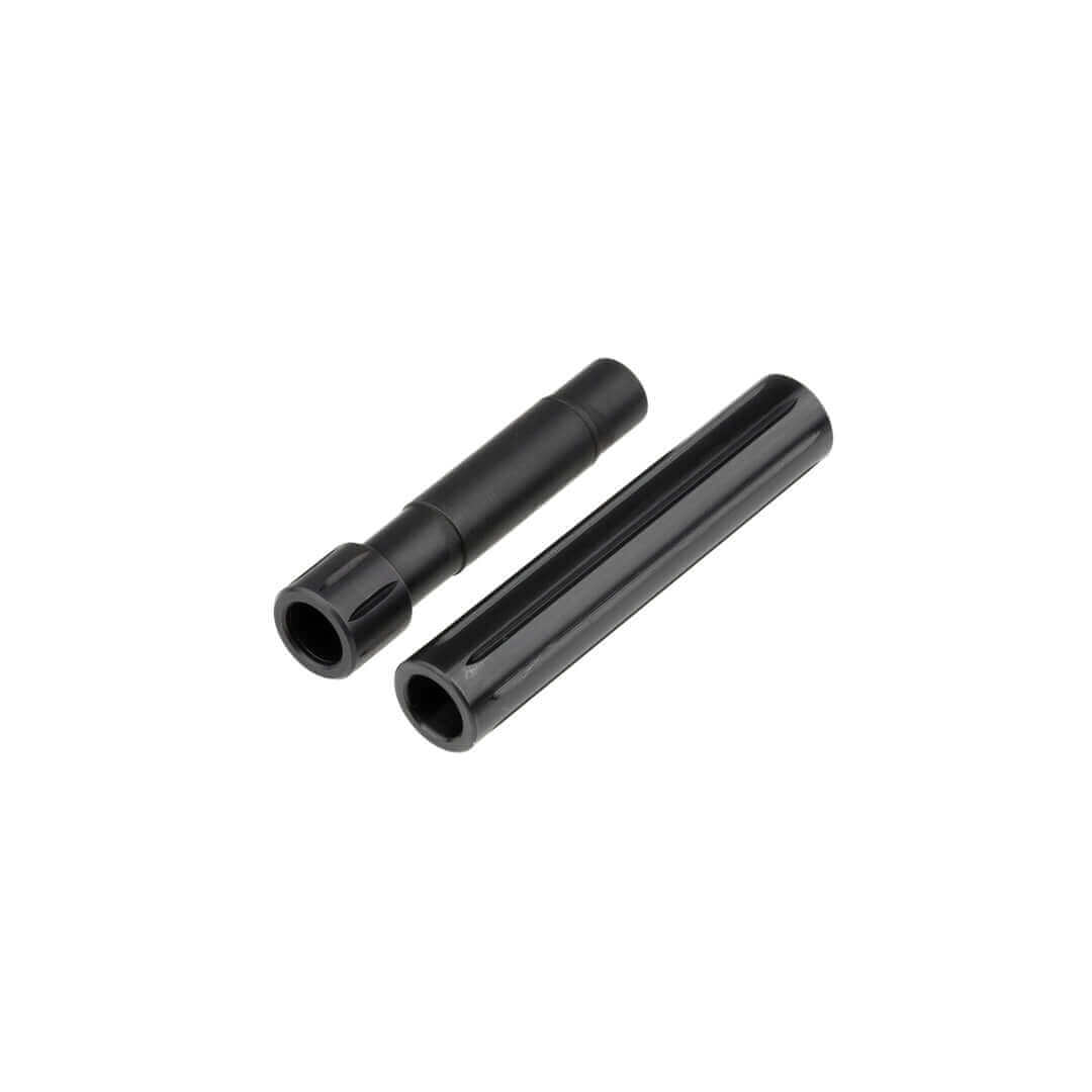 Tuning Barrel HDP50 TP50 COMPACT STEEL threaded +2 attachments – Tuning Barrel HDP50 TP50 COMPACT Steel Threaded +2 Attachments Cal. .50 ✔️ Built for Umarex HDP50 / TP50 COMPACT💥 Precision upgrade with thread + anti-rotation🔧 Plug & Play – with thread c