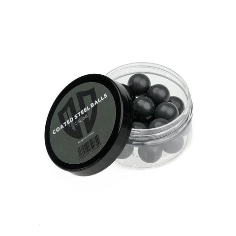 20 x COATED STEEL BALLs | 10.5g | EXTREMELY HARD | HDR68 | HDS68 | HDX 68 | HDB 68 | Cal.68 BLACK - Z-RAM Shop