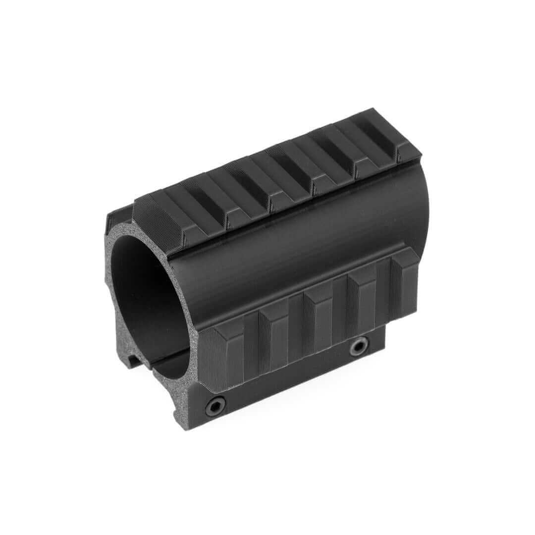 BOTTLE CLAMP 3x Picatinny rail HDR50 HDR68 HDB68 88g capsule TR50 – Bottle Clamp 3x Picatinny Rail for 88g CO₂ Capsule HDR50 / HDR68 / HDB68 ✔️ 3x Picatinny rails for optics, grips & more💥 Secure mount for your 88g CO₂ setup⚠️ Works with Z-RAM HPA/CO₂ ad