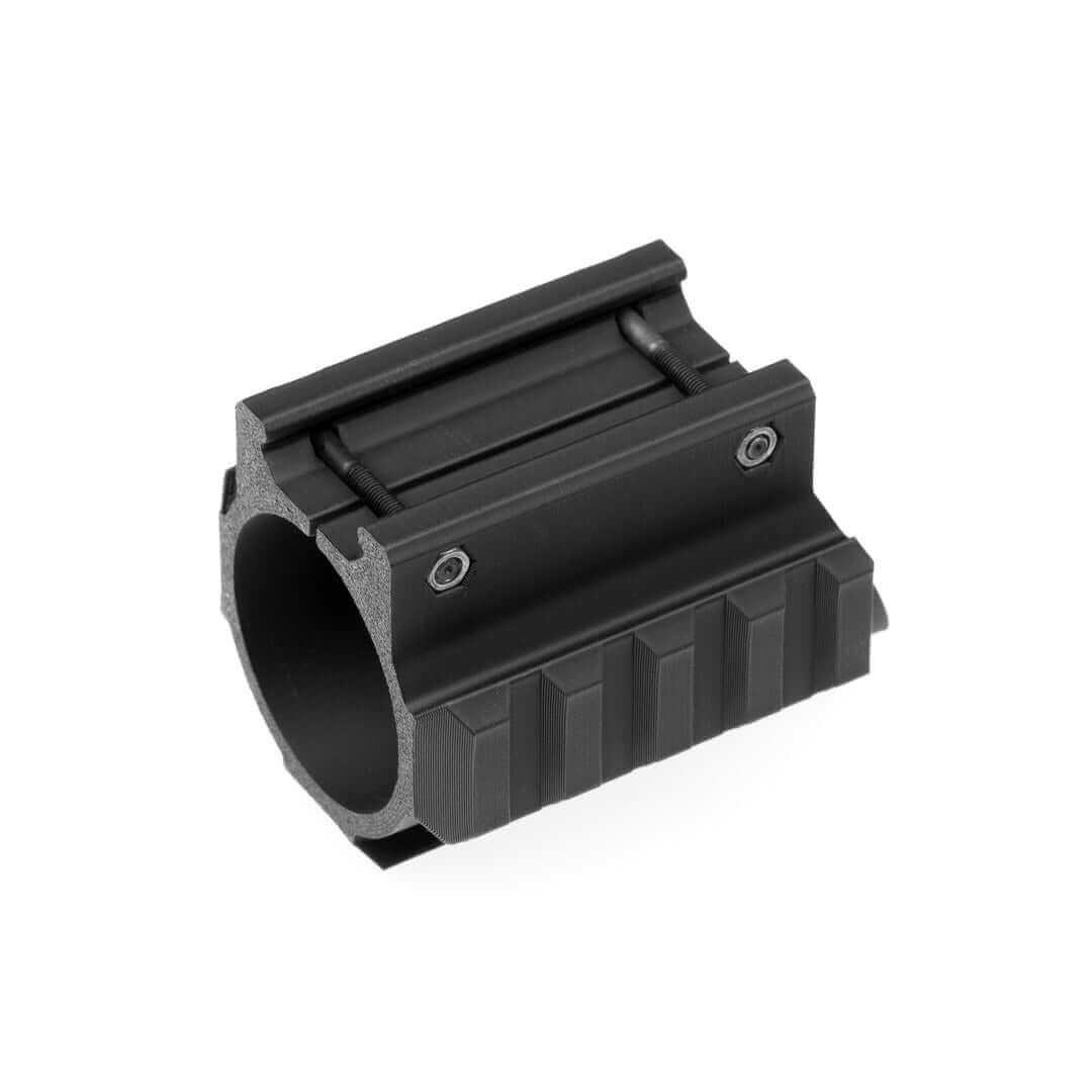 BOTTLE CLAMP 3x Picatinny rail HDR50 HDR68 HDB68 88g capsule TR50 – Bottle Clamp 3x Picatinny Rail for 88g CO₂ Capsule HDR50 / HDR68 / HDB68 ✔️ 3x Picatinny rails for optics, grips & more💥 Secure mount for your 88g CO₂ setup⚠️ Works with Z-RAM HPA/CO₂ ad