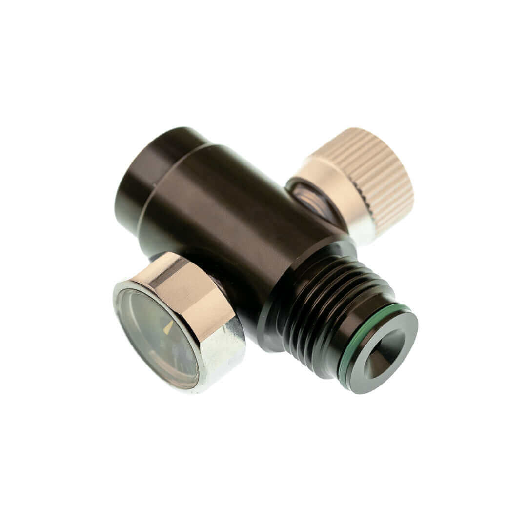 ON/OFF 88g Adapter HPA System Paintball markers RAM weapons – ON/OFF Adapter for 88g CO₂ Capsules – Steel Blued | Paintball & RAM Markers 💥 For Better Handling & Longer Seal Life This practical ON/OFF adapter is the perfect solution for anyone using 88g