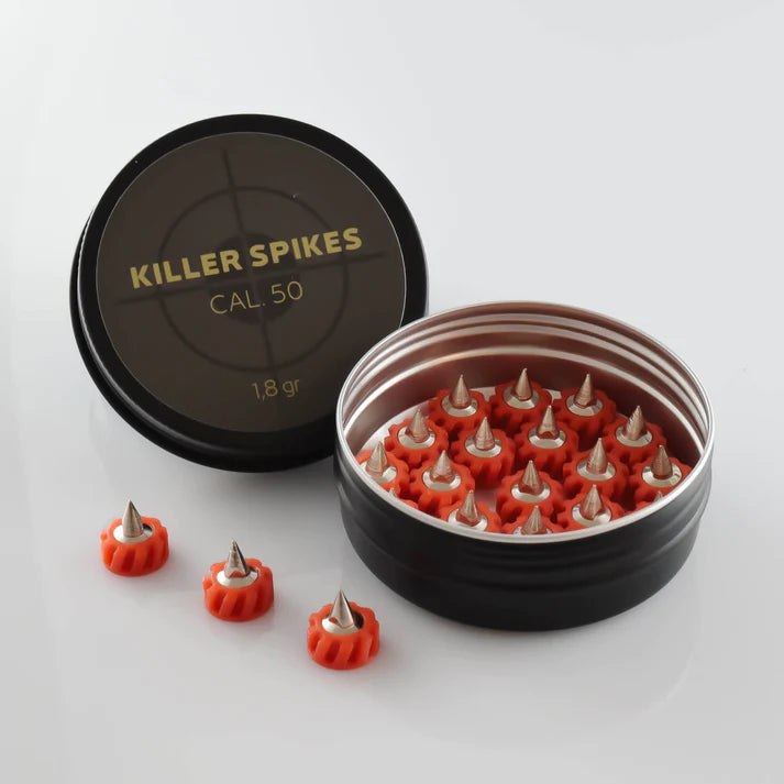 24 x Cal.50 KILLER SPIKES for HDR50 MAXIMUM POWER Perfect fit, RED