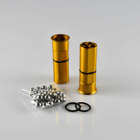 2x Shotshell Cal. 68 to 4x3 6mm, ALU gold anodized - Z-RAM Shop