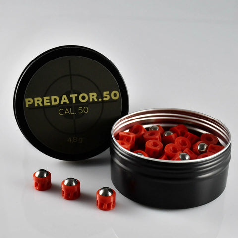50 x Predator.50 HDR 50 RED MAXIMUM POWER Perfect fit 12.5 x 4.8g cal 50 - Z-RAM Shop