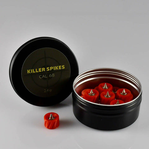 20 x Cal.68 KILLER SPIKES for HDR68 MAXIMUM POWER Perfect fit, RED - Z-RAM Shop