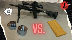 👺Utrolig 70 Joule Z-RAM modifisert Tiberius FSC T8.1 T9.1 Rifle Setup Paintball Gun vs. Wood and Tin