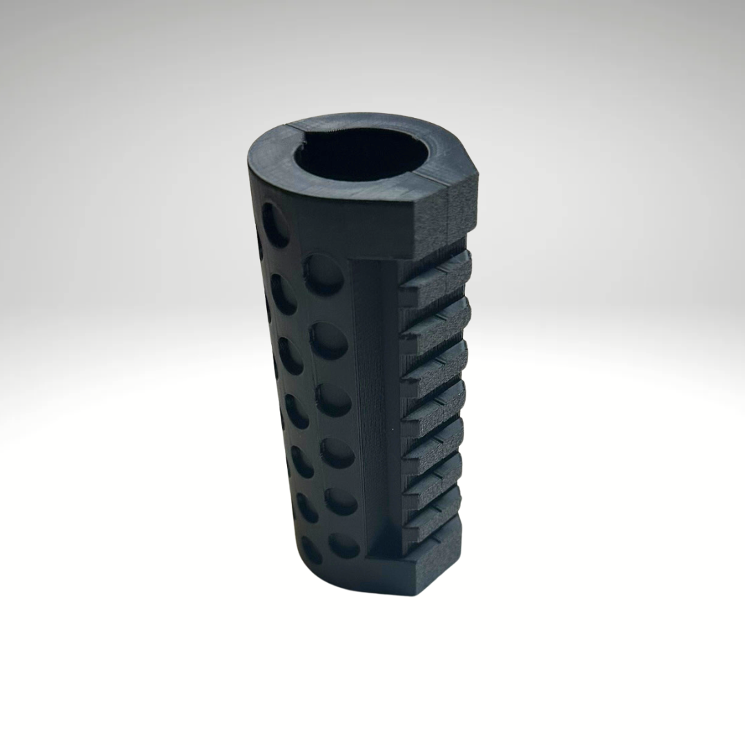 Z-RAM Tec9-style .68 barrel cover with Picatinny rail