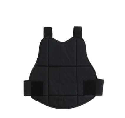 Black paintball chest protector
