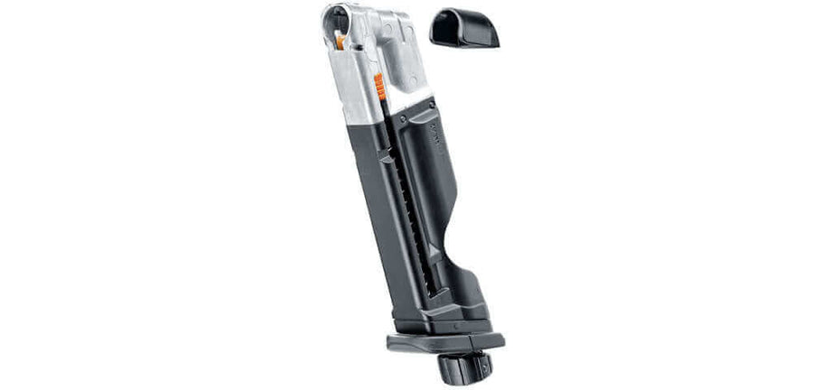 Quick-Piercing Magazine for GLOCK 17 Gen5 T4E Paintball Pistol cal.43 Perfect for Paintball Gun Parts & Accessories Browse now at Z-RAM.net. Use discount code 5ZRAM. Quick-Piercing Magazine for GLOCK 17 Gen5 T4E – .43 Cal Paintball Pistol Need speed and r