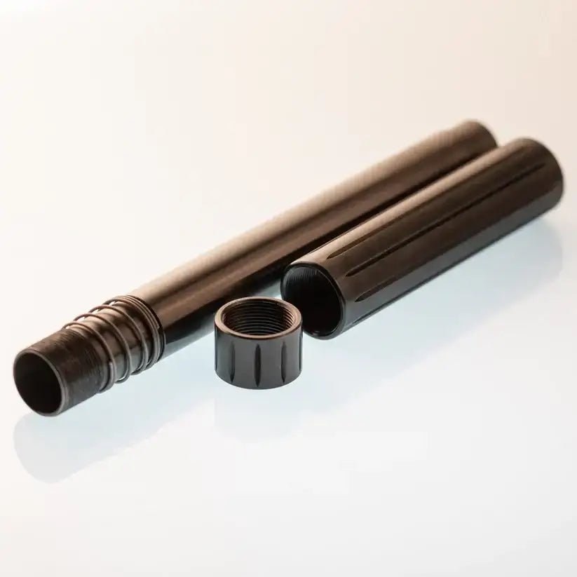 HDR68 TR68 steel barrel package with extension and thread protector