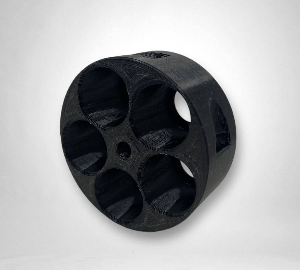 Z-RAM Z-DRUM Tuning Drum for Umarex T4E TR68 HDR68 (Z.68s fits!) BLACK Perfect for Paintball Gun Parts & Accessories Browse now at Z-RAM.net. Use discount code 5ZRAM. Z-RAM Z-DRUM for Umarex HDR68 / TR68 – Extended Drum for Long Projectiles If you want to