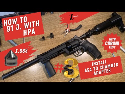 Umarex HDR68/TR68 Part 3: 47 J with Z-Extensions and 91 J with HPA