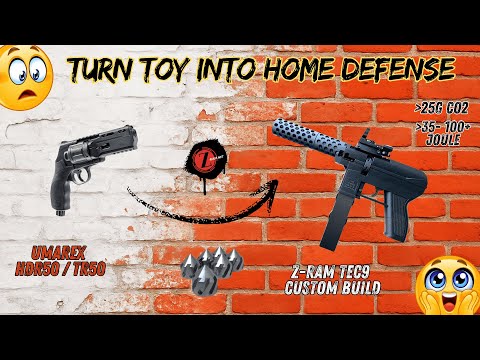 Original Z-RAM video thumbnail: Z-RAM Tec9 Body-Kit for Umarex HDR50 / TR50  How to Build This Tactical Beast & Presentation