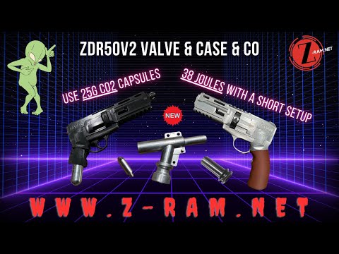Original Z-RAM video thumbnail: New Z-RAM ZDR50v2 Valve & Case brings 38 Joules w. 25g co2 short setup HDR50 Power Tuning Power-Pin