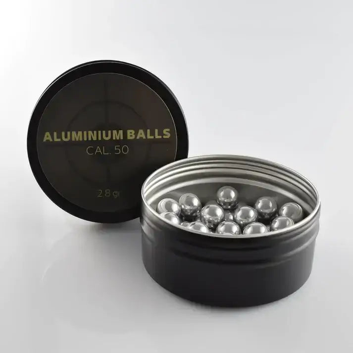 50 x Palline in Alluminio, proiettili rompi-vetro, 2.8gr, Cal 0.50 HDP50 TP50 HDR50 TR50