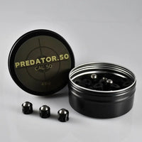 50 x Predator.50 HDR 50 BLACK, MAXIMUM POWER, Perfect fit, 12.5 x 4.8g, cal 50 – Predator BLACK Cal.50 50pcs HDR50 TR50 Steel Core Max Power ✔️ 10mm Steel-Tip Ammo🔧 Perfect Fit in Standard Drum💥 Heavy Hit – Max Power Impact📦 50x Black Polymer-Coated Pr