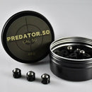 50 x Predator.50 HDR 50 BLACK, MAXIMUM POWER, Perfect fit, 12.5 x 4.8g, cal 50 – Predator BLACK Cal.50 50pcs HDR50 TR50 Steel Core Max Power ✔️ 10mm Steel-Tip Ammo🔧 Perfect Fit in Standard Drum💥 Heavy Hit – Max Power Impact📦 50x Black Polymer-Coated Pr
