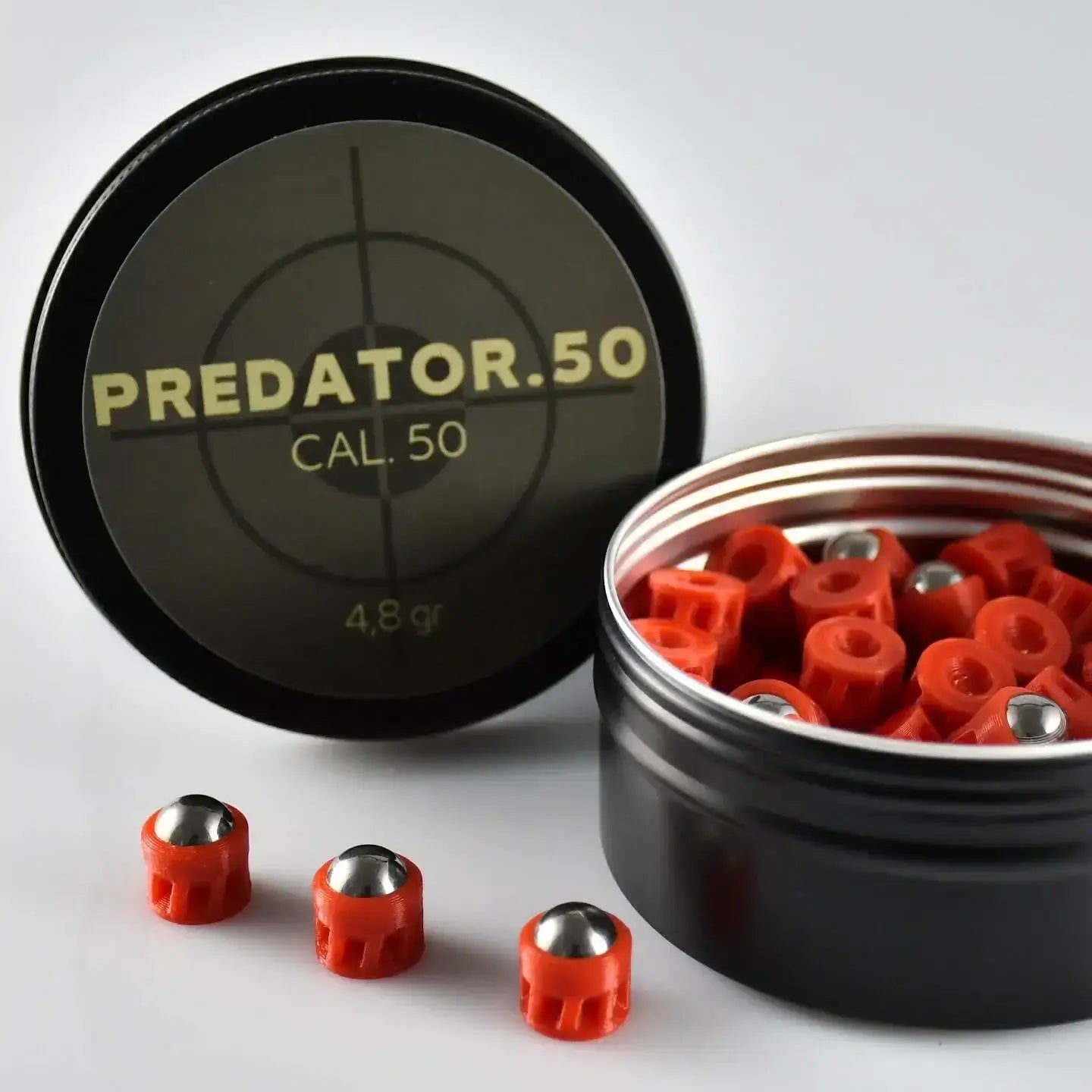 50 x Predator.50 HDR 50 ROUGE PUISSANCE MAXIMALE Ajustement parfait 12,5 x 4,8g cal 50
