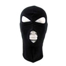Balaclava - 3-Holes - black – ✔️ Balaclava – 3-Hole – Black Classic 3-hole balaclava for full-face protection in paintball, airsoft, or tactical training. Keeps you warm, concealed, and safe from direct hits during outdoor missions. 💥 Features Color: bla