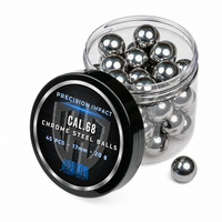 45x CHROME STEEL BALLS CAL.68 PRECISION IMPACT  HDS68  HDX68  TC 68 Pistelle X-68 20g