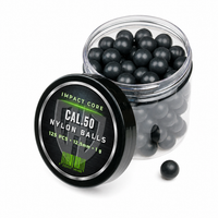 125 x NYLON BALLS Cal.50  IMPACT CORE HDR50 HDP50 TPX50 Hard plastic 1g