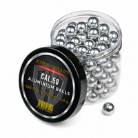 125x ALUMINUM BALLS CAL.50 HIGH IMPACT HDR50 TR50 2.8gr