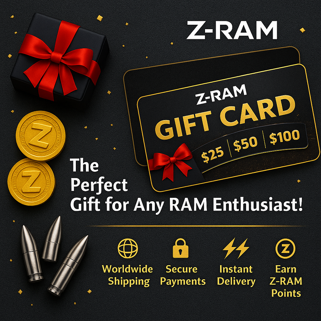 Z-RAM Digital Gift Card – The Perfect Upgrade for Every RAM Enthusiast