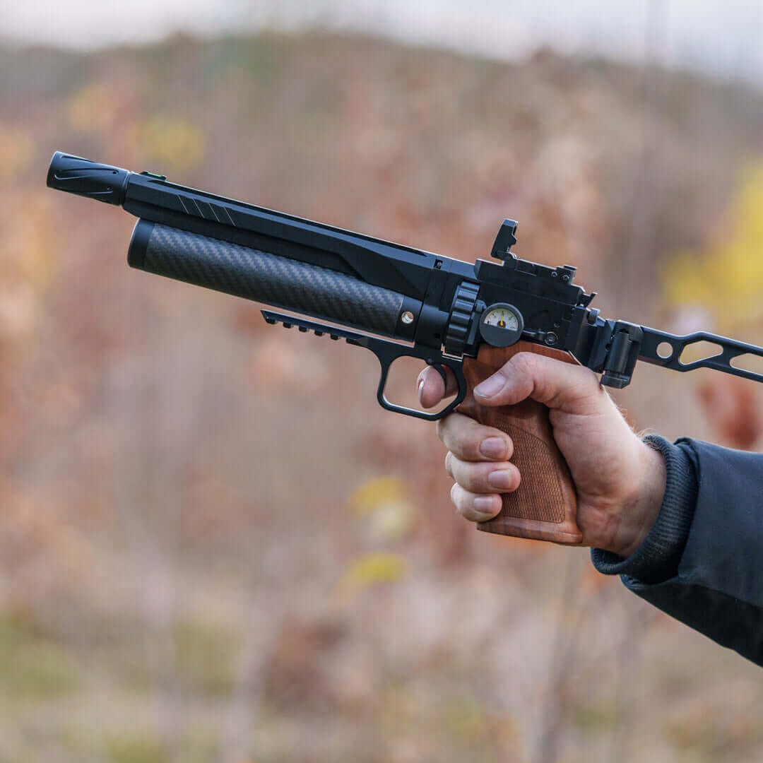 AIR BREAKER MUZZLE | Muzzle Brake | Huben GK1 | ONLY Cal. 22 – AIR BREAKER MUZZLE | Muzzle Brake | Huben GK1 | Cal. .22 ONLY Precision-engineered for your Huben GK1 – sleek design meets functional performance.The Air Breaker Muzzle is crafted exclusively