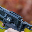 Picatinny šina - kratka izvedba, CNC aluminij, crni anodiziran, Huben GK1