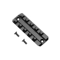 Picatinny šina - kratka izvedba, CNC aluminij, crni anodiziran, Huben GK1