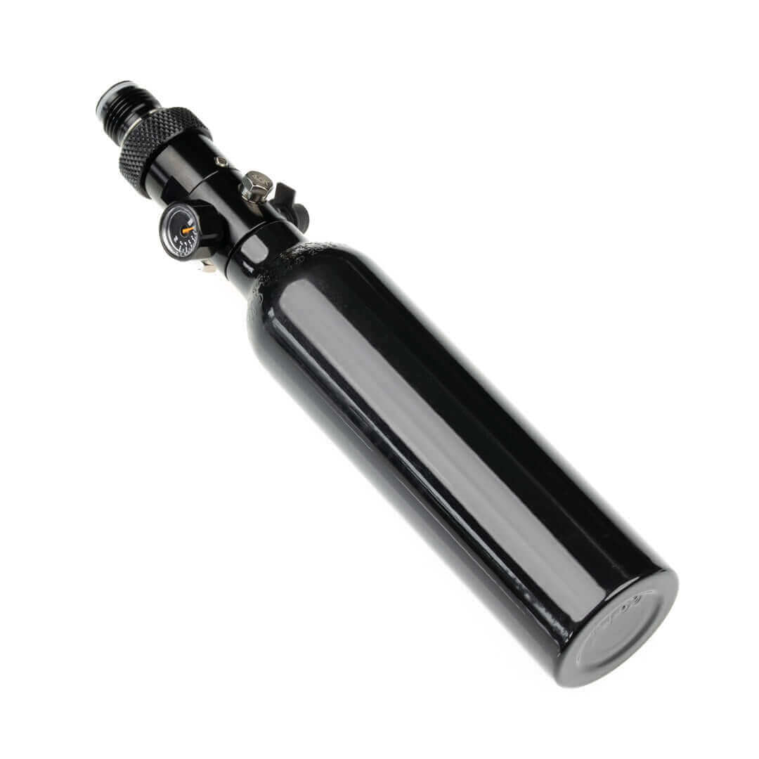 0.2 LITER bottle incl 1100 PSI On/Off Slide Valve Air Tank Regulator  3000 PSI  Umarex T4E FSC Valken Pistelle X-68- Option 1100 PSI output + 0.2 L bottle