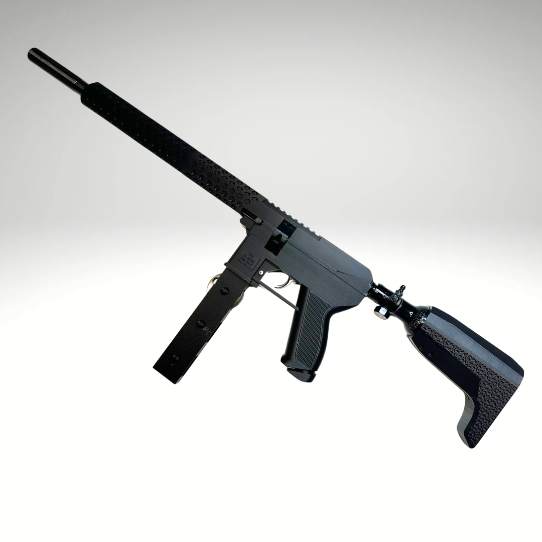 Z-RAM Barrel Cover Tec9 Style – Modular Extension Cover for Cal .68 Tuning Barrels (with Picatinny Rail)