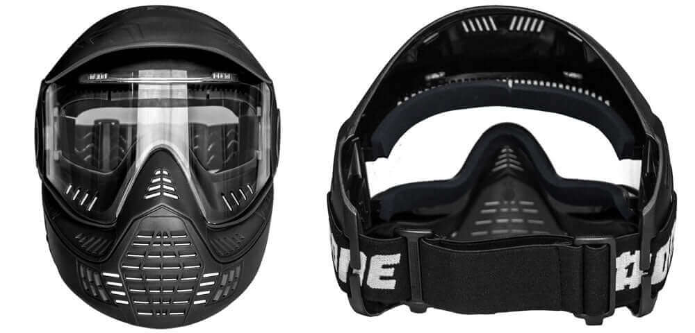 Maska Paintballowa Field #ONE Jednostka - czarna