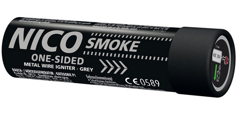 Nico Smoke Wire Pull Smoke Grenade 120 Sekunder - svartgrå