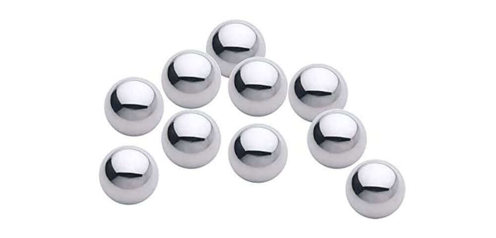 Palline in acciaio cal.43 Rompivetro RAM per pistole e fucili da difesa domestica - 10 pezzi.